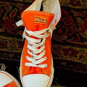 High top Tennessee Volunteers orange shoes forever brand